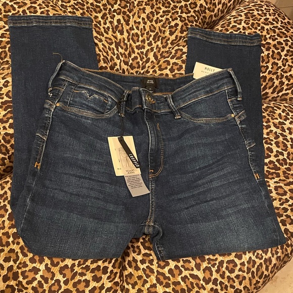 NWT River Island Molly cropped mid rise jegging jean 12 - Picture 1 of 6